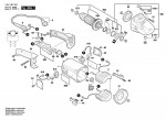 Bosch 3 601 HB7 0P0 GWS 2000 Angle Grinder Spare Parts